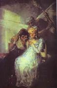 Francisco Jose de Goya Time of the Old Women oil painting on canvas
